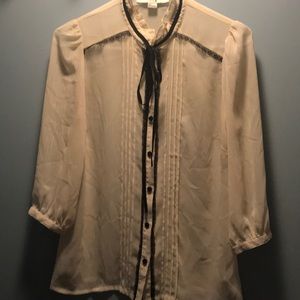 Women’s size small button down Sheer blouse